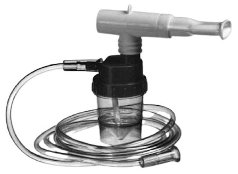 B & F Medical Aero-Mist Handheld Nebulizer Kit with 15 mL Medication Cup & Universal Mouthpiece