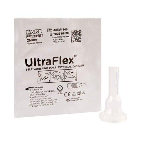 Bard UltraFlex Self-Adhering Seal Male External Catheter