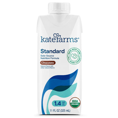 Kate Farms Standard 1.4 Sole-Source Nutrition Formula, Chocolate, 11 oz.