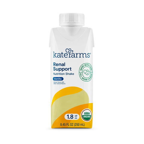 Kate Farms 1.8 Renal Support Nutritional Shake, Vanilla