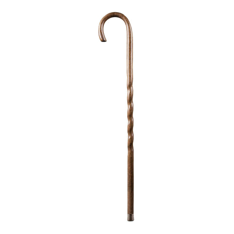 Brazos Round Handle Walking Cane, Twisted