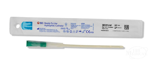 Bard Ready-To-Use Female Intermittent Straight Tip Catheter, 7.5" Length