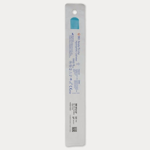 Bard Ready-To-Use Female Intermittent Straight Tip Catheter, 7.5" Length