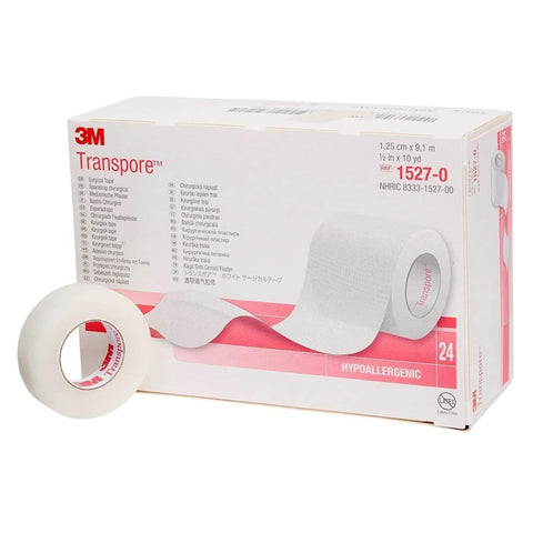 3M™ Transpore™ Plastic Medical Tape, Transparent