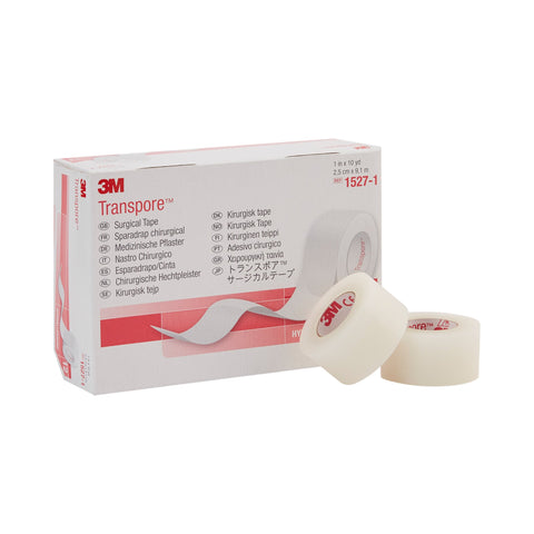 3M Transpore Water Resistant Plastic Medical Tape