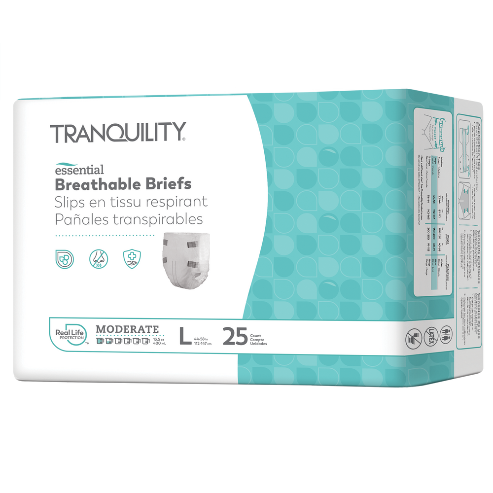 Tranquility Essential Breathable Briefs, Moderate