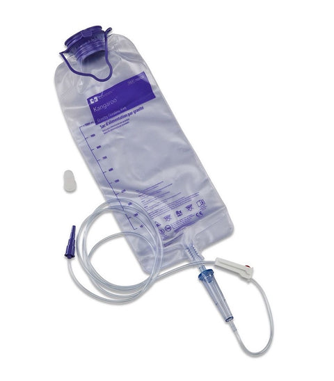 Kangaroo Gravity Feeding Bag Set, 1000 mL