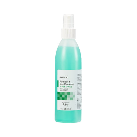 McKesson Rinse-Free Perineal Wash, Herbal Scent