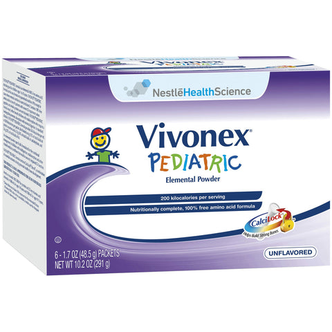 Vivonex Pediatric Elemental Powder, Unflavored, 1.7 oz.