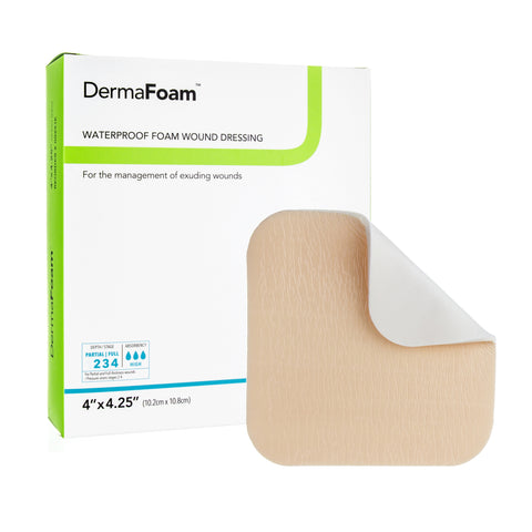 DermaRite DermaFoam Waterproof Foam Wound Dressing