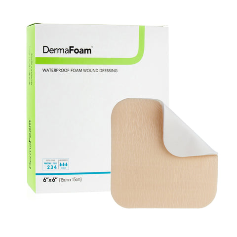 DermaRite DermaFoam Waterproof Foam Wound Dressing