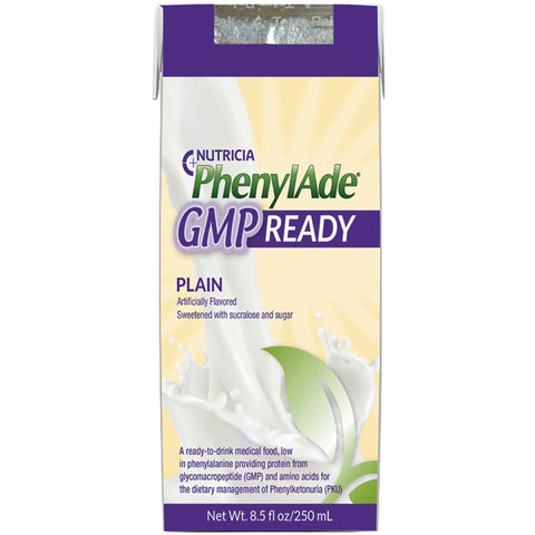 Nutricia PhenylAde GMP READY PKU Oral Supplement, Ready-To-Use, Plain, 8.5 oz.