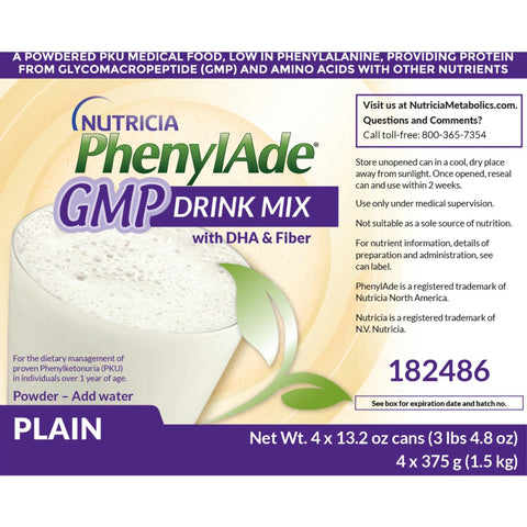 Nutricia Phenylade GMP PKU Drink Mix with DHA & Fiber