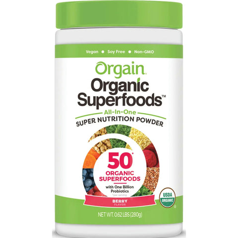 Orgain Organic Superfoods + Probiotics Super Nutrition Powder