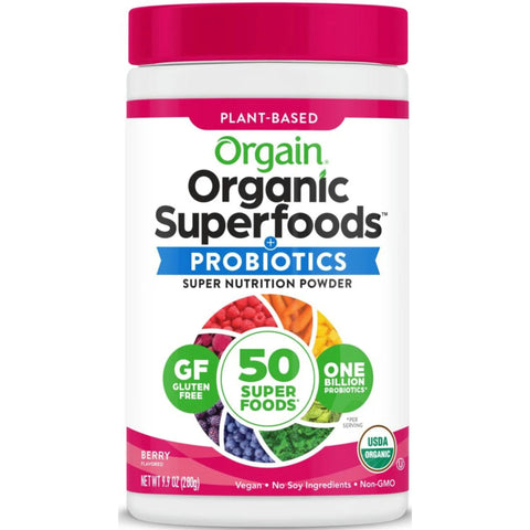 Orgain Organic Superfoods + Probiotics Super Nutrition Powder