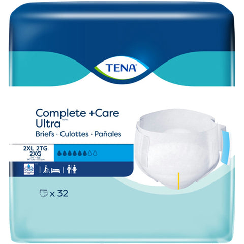 TENA Complete + Care Ultra Unisex Adult Disposable Diaper, Moderate Absorbency