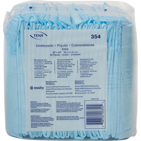 TENA Regular Disposable Underpad, Light Absorbency