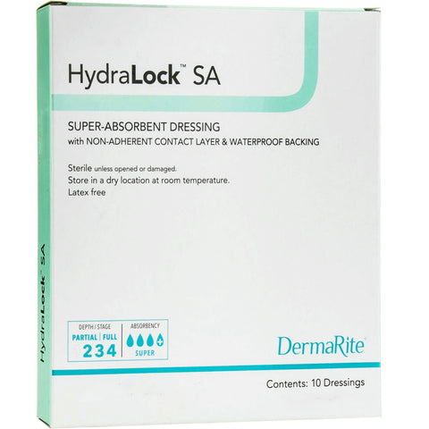 DermaRite HydraLock SA Super Absorbent Dressing