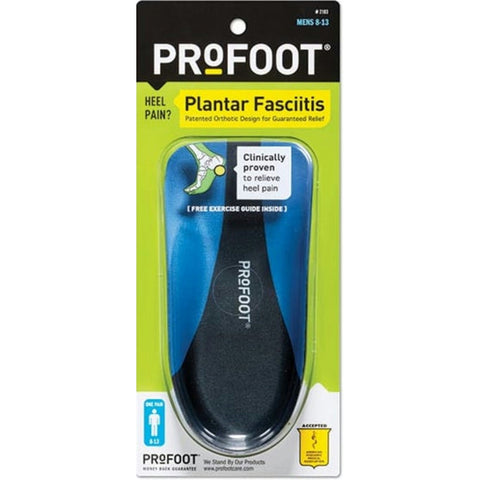 ProFoot Plantar Fasciitis Insoles for Men