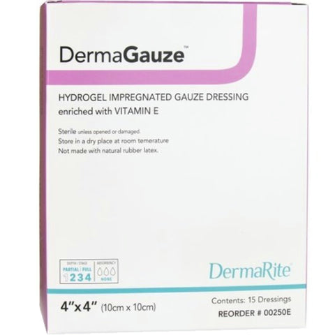 DermaRite DermaGauze Hydrogel Impregnated Gauze Dressing