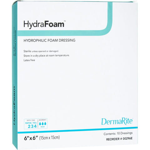 DermaRite HydraFoam Hydrophilic Foam Dressing