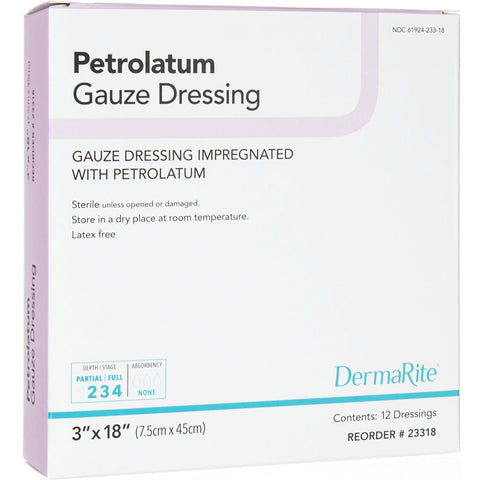 DermaRite Petrolatum Gauze Dressing