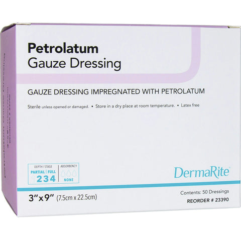 DermaRite Petrolatum Gauze Dressing