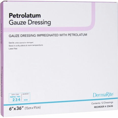 DermaRite Petrolatum Gauze Dressing