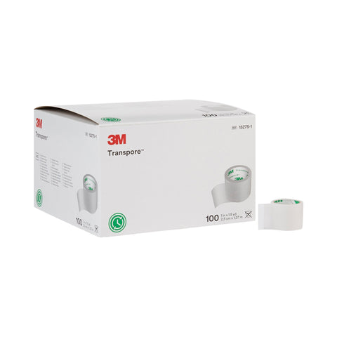 3M™ Transpore™ Plastic Medical Tape, Transparent