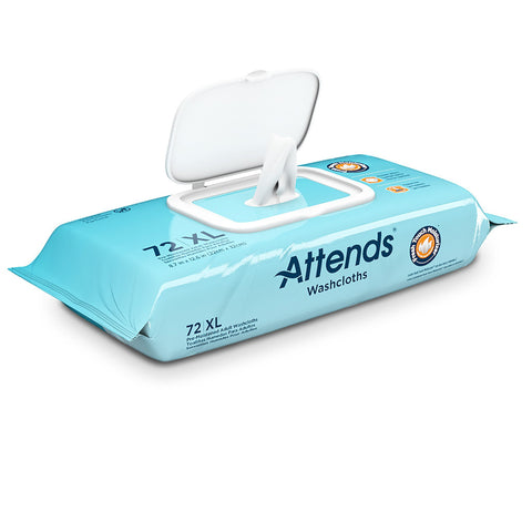 Attends Incontinence Washcloths, Scented