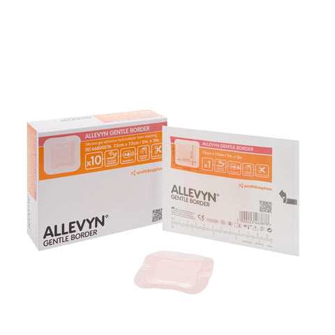 Allevyn Gentle Border Silicone Foam Dressing