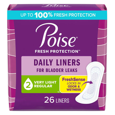 Poise Daily Liners, Very Light