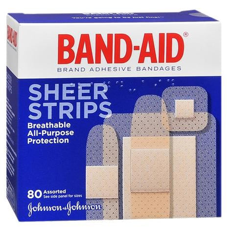 Band-Aid Tru-Stay Sheer Strips Adhesive Bandages