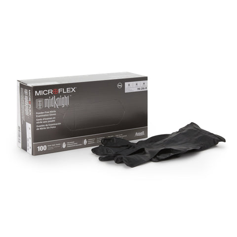 Microflex MidKnight Touch Exam Gloves