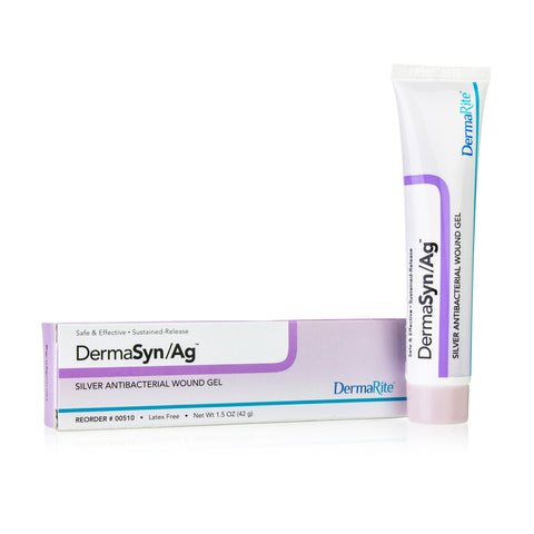 DermaRite DermaSyn/Ag Silver Antibacterial Wound Gel, 1.5 oz.