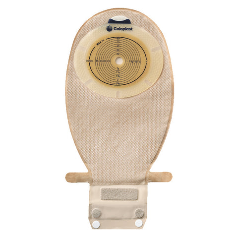 SenSura EasiClose One-Piece Drainable Ostomy Pouch, Flat Standard Barrier, Filtered, Coloplast