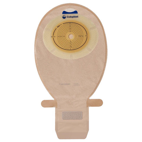 SenSura EasiClose One-Piece Drainable Ostomy Pouch, Flat Standard Barrier, Opaque, Coloplast