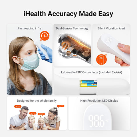 iHealth PT3 thermometer feature detail