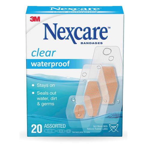 Nexcare Clear Waterproof Bandages