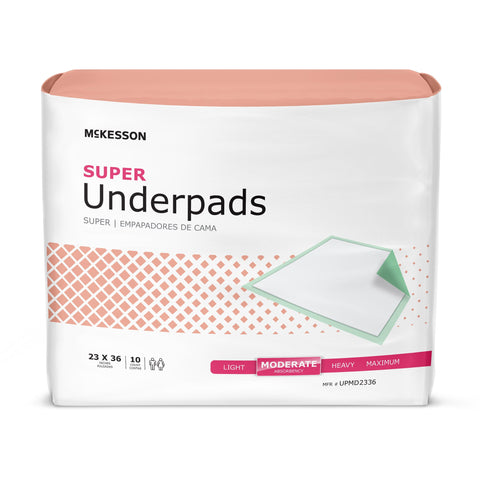 McKesson Super Moderate Absorbency Underpad - 150 ct.