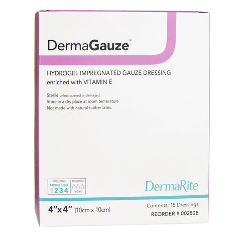 DermaRite DermaGauze Hydrogel Impregnated Gauze Dressing