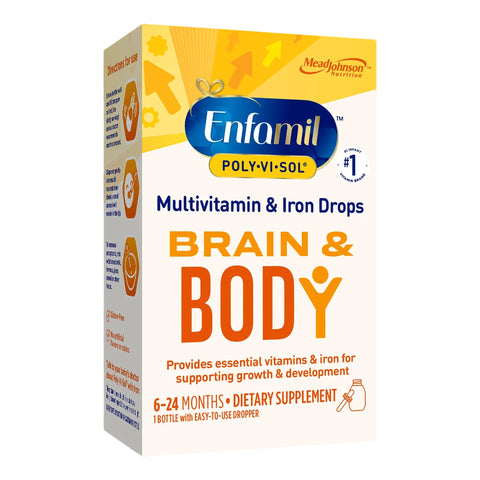 Pediatric Multivitamin Supplement Poly-Vi-Sol with Iron Vitamin A 1500 IU Strength Oral Drops