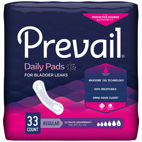 Prevail Daily Pads Ultimate Bladder Control Pad