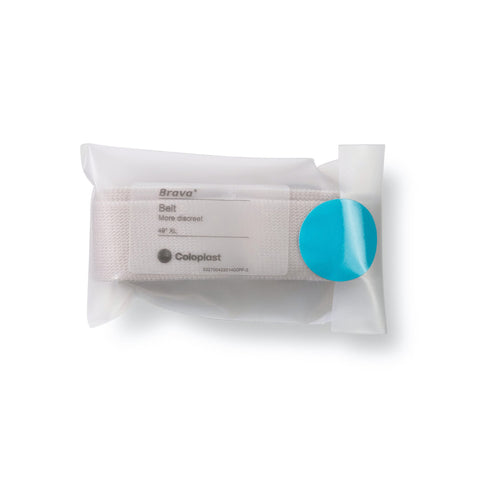 Brava Ostomy Belt - Soft, Comfortable, Adjustable, Discreet, White