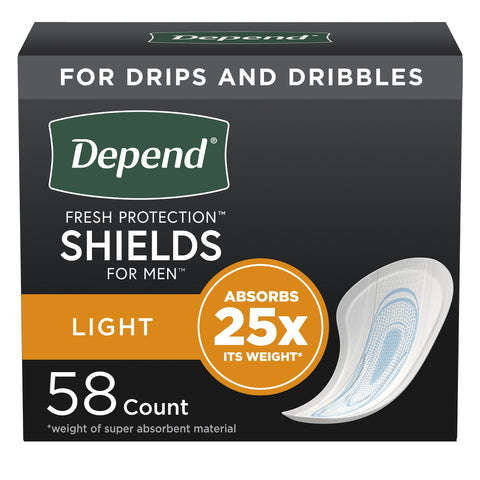 Depend Shields for Men, Light
