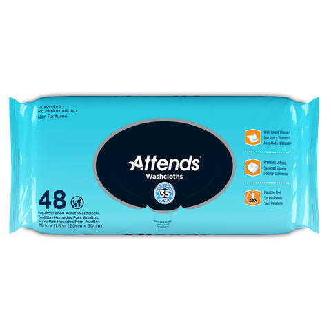 Attends Incontinence Washcloths