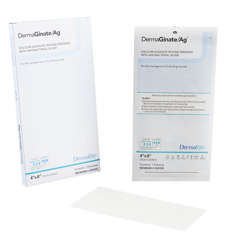 DermaRite DermaGinate Alginate Dressing with Antibacterial Silver