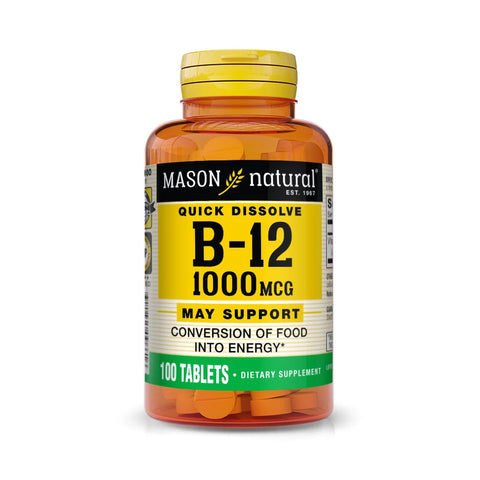 Vitamin Supplement Mason Natural Vitamin B12 Tablet