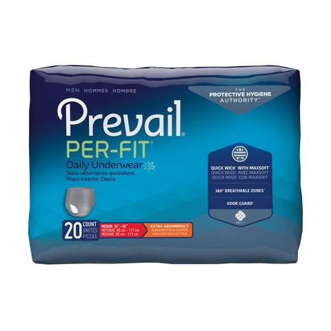 Prevail® Per-Fit® Men Adult Moderate Absorbent Underwear