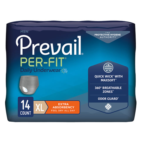 Prevail Per-Fit Incontinence Protective Pull-Up Underwear for Men
